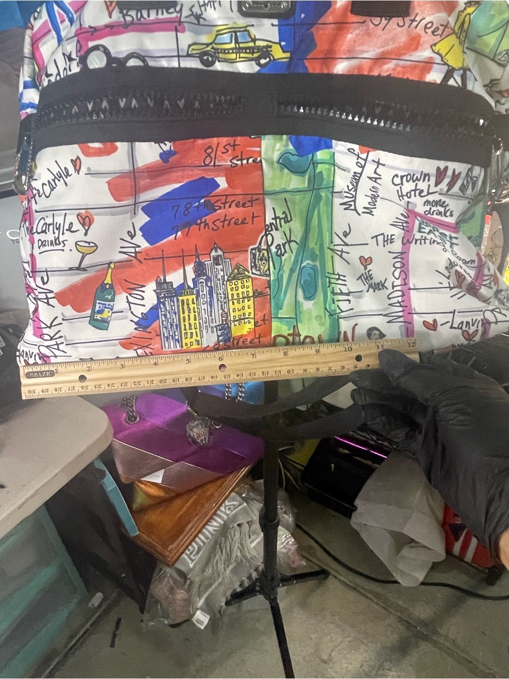 Brighton Multicolor City-Print Travel Tote - Picture 12 of 12